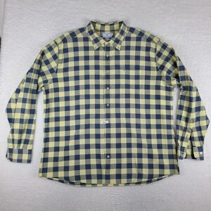 Southern Tide Dress Shirt Mens 2XL XXL Blue Yellow Check Classic‎ Fit Button Up